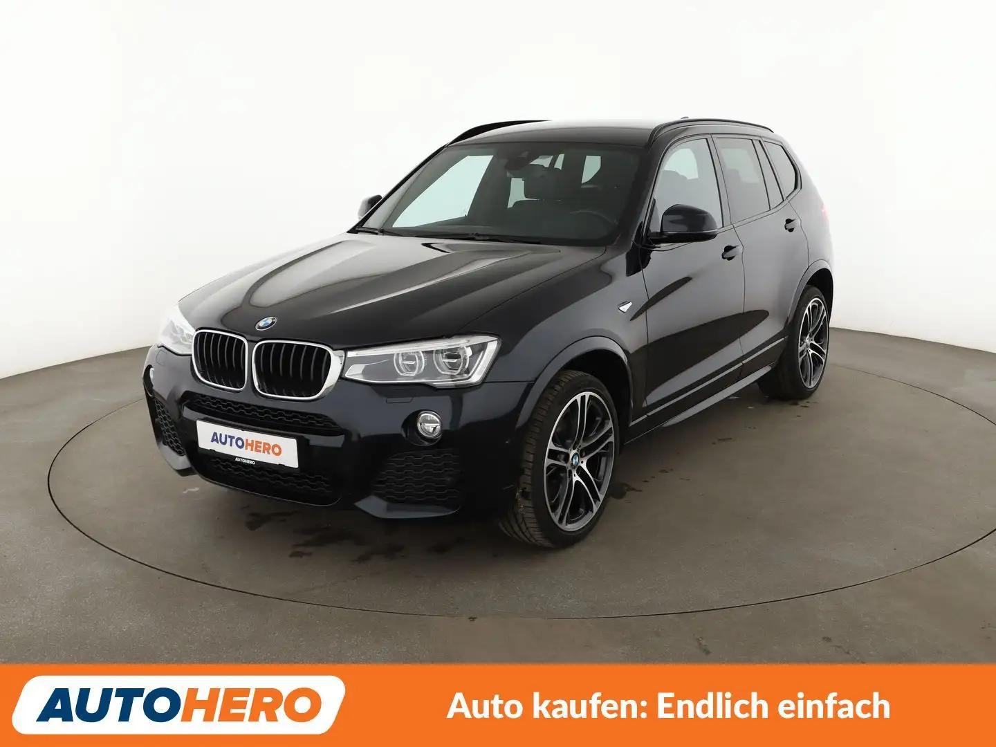 BMW X3 xDrive 20d Sport Aut.*NAVI*HUD*LED*TEMPO*PDC* Noir - 1