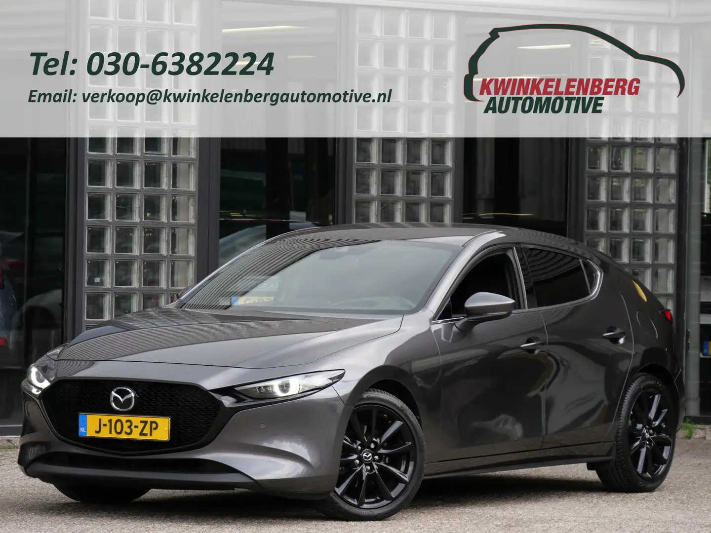 Mazda 3 2.0 180PK LUXURY/ BOSE/ LEER/ HEAD-UP/ KEYLESS Grigio - 1
