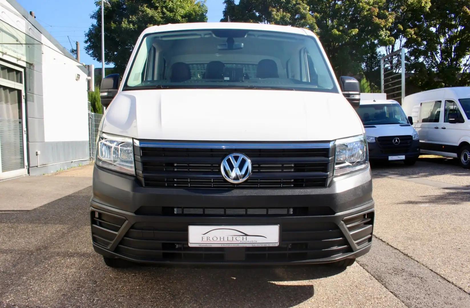 Volkswagen Crafter Pritsche 35 DOKA LANG FWD LEDER·CAM·AHK Blanc - 2