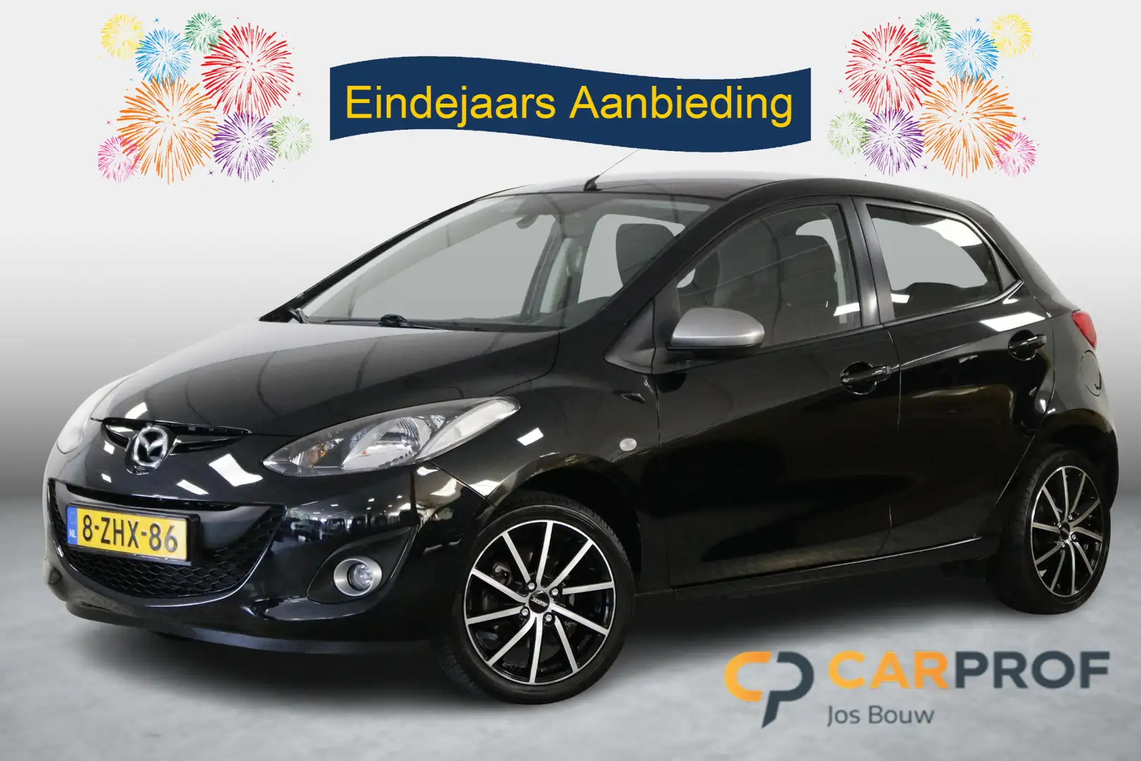 Mazda 2 1.3 Silver Edition Climate | Navi | Stoelverw | Li Zwart - 1