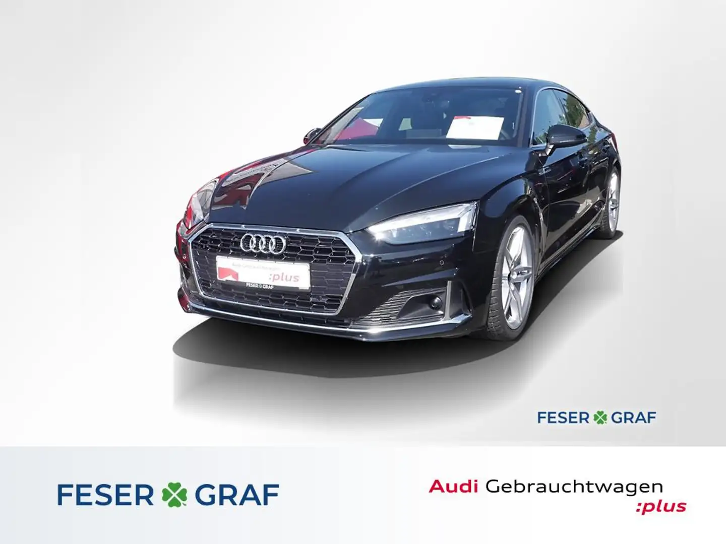 Audi A5 Sportback 40 TFSI S line Int/Matrix/ACC/SHZ Schwarz - 1