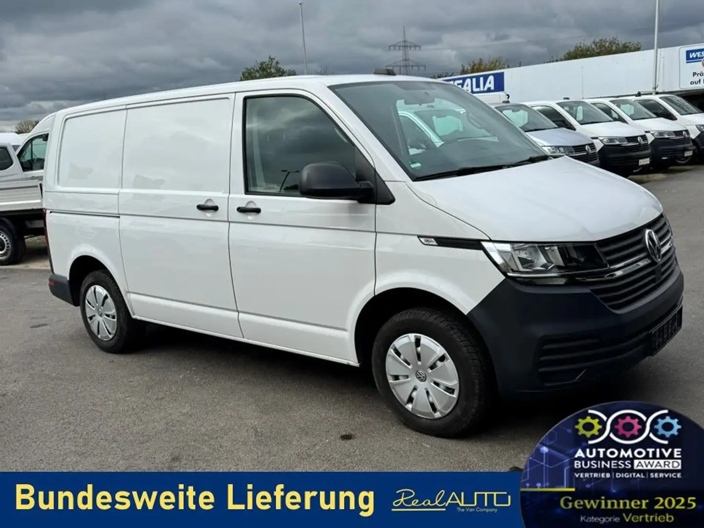 Volkswagen T6 Transporter 6.1 Kasten TDI ACC*Kamera*Klima Wit - 1