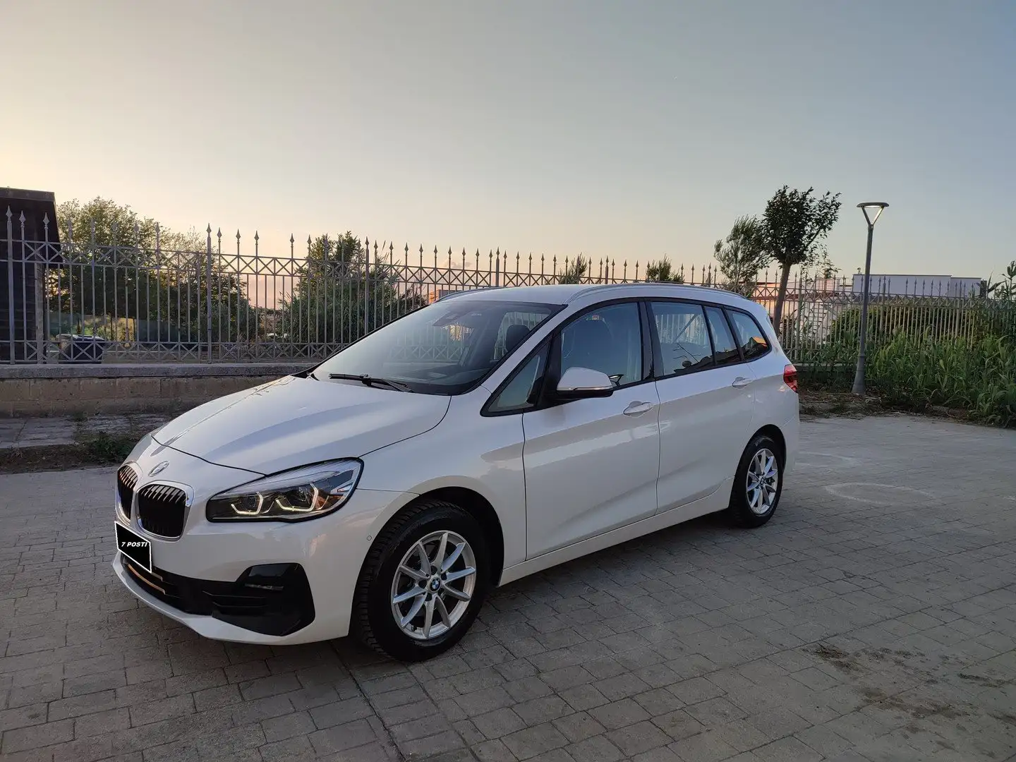 BMW 216 D 7 POSTI  GRAN TOURER 1.5 D 115 CV NAVIGATORE Alb - 2