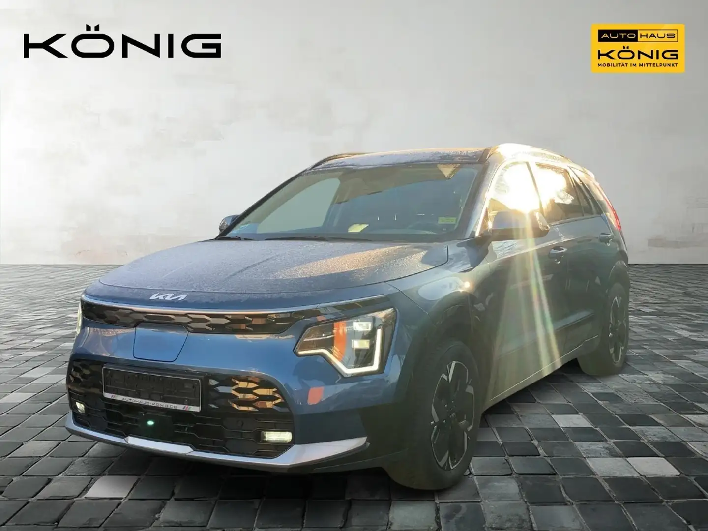 Kia Niro e-Niro Spirit 64,8 KWh Allwetter Blau - 1