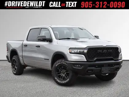Silver 2025 RAM 1500 Pickup Truck Four-Wheel Drive Automatic