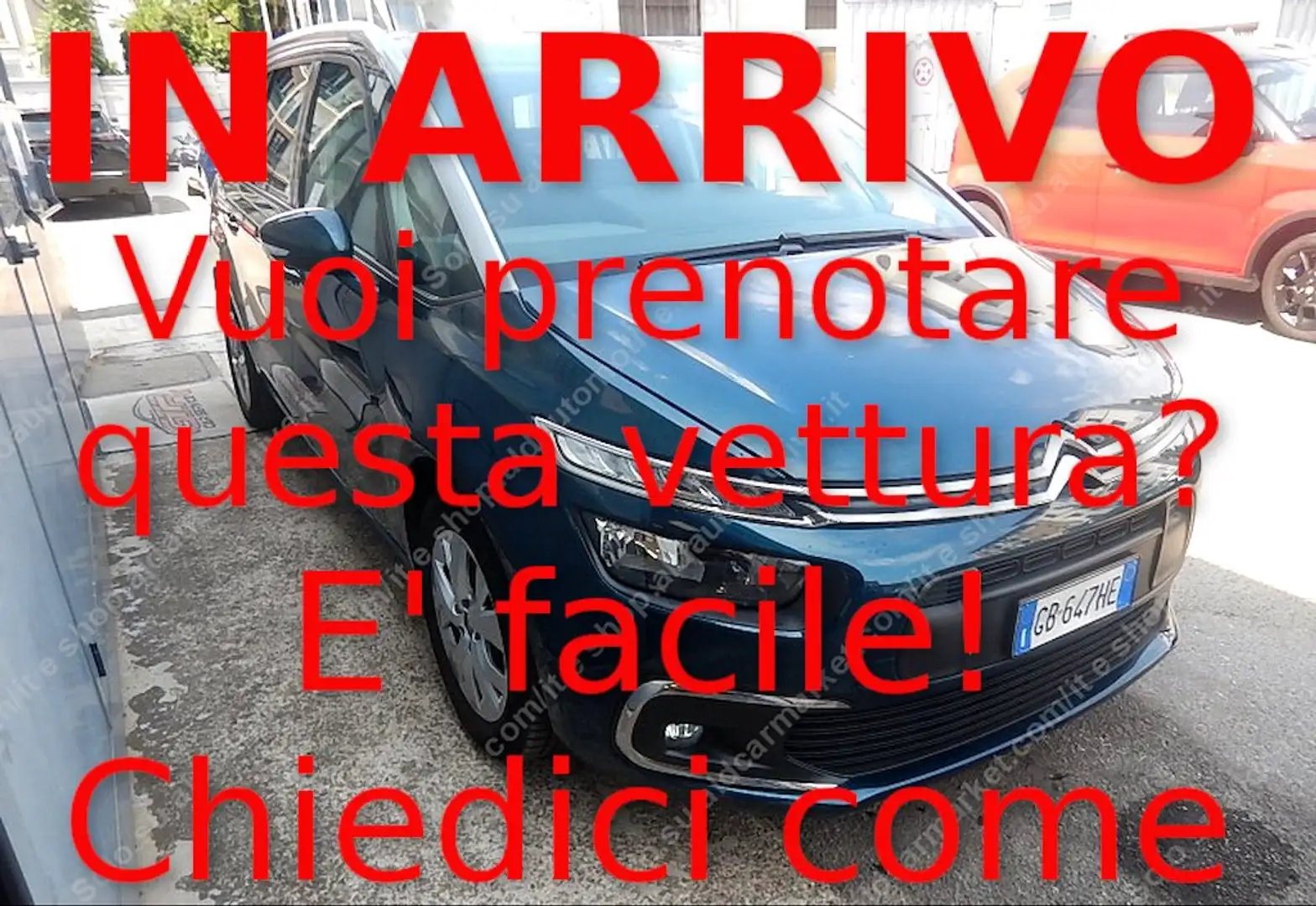 Citroen Grand C4 SpaceTourer 1.5hdi 130Cv Navi Pdc Unipro IVA DEDUCIBILE Blauw - 2
