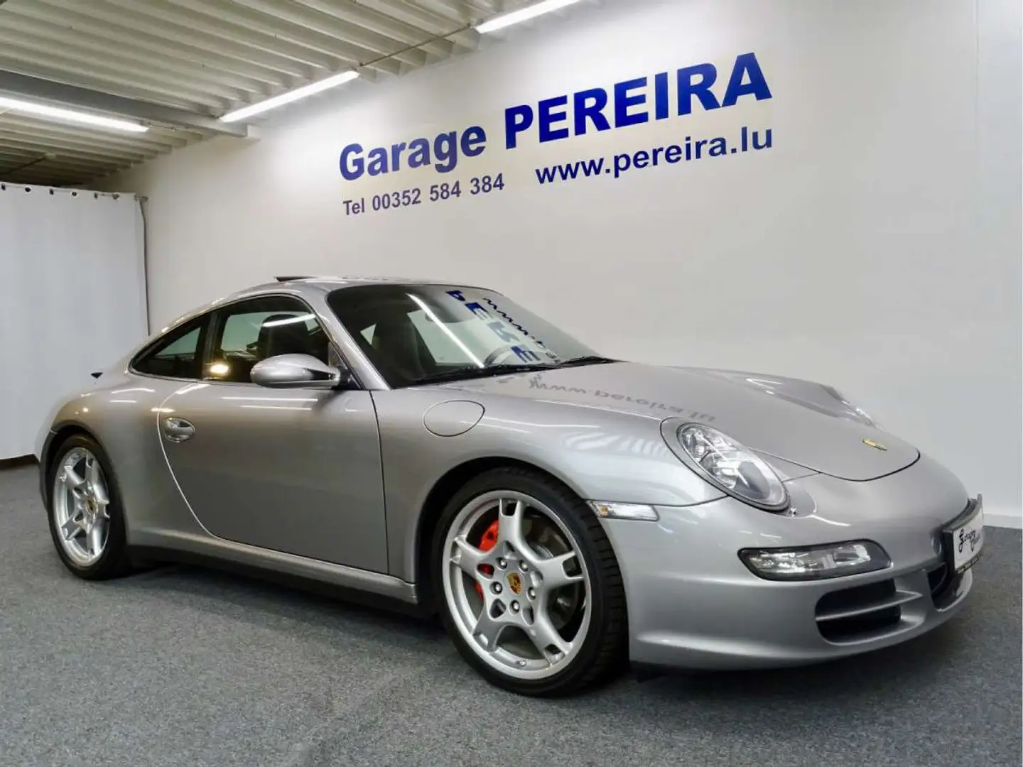 Porsche 997 Carrera 4S CUIR NAVI Gris - 1