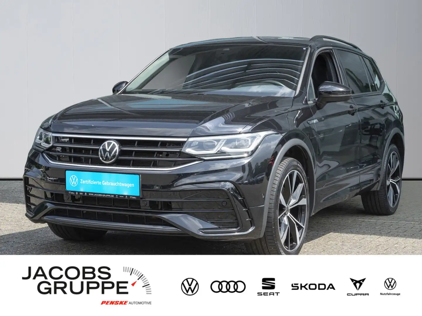Volkswagen Tiguan Allspace 2.0 TDI 4Motion R-Line ACC,Ma Schwarz - 1