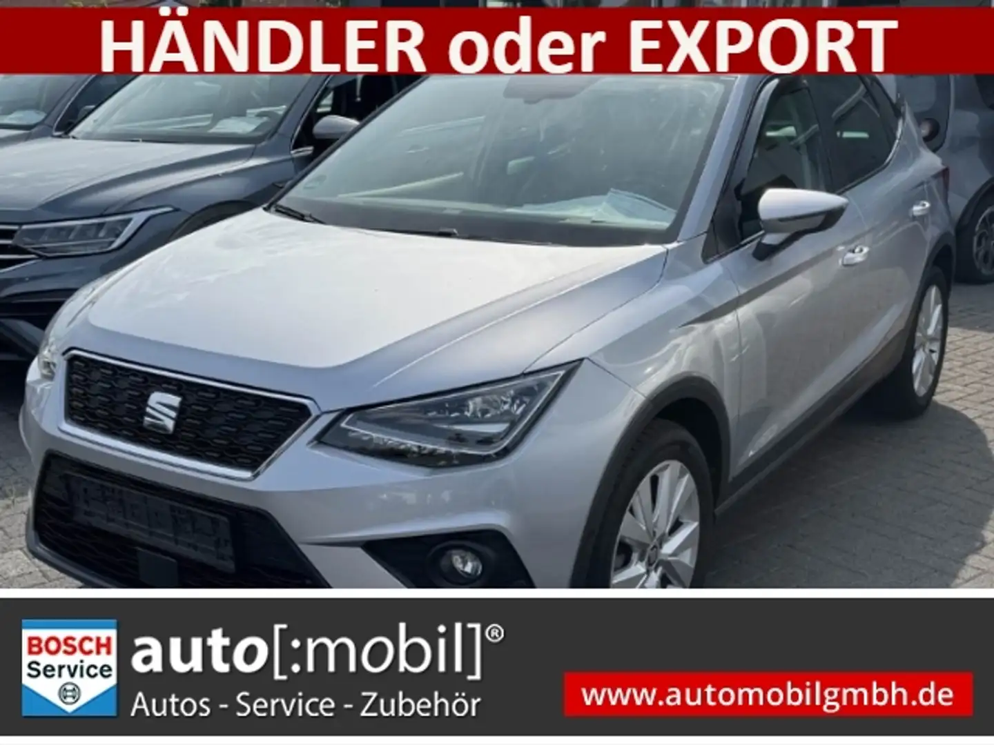 SEAT Arona 1.0 TSI DSG Style NAVI+RFK+PDC+SHZG Silber - 1