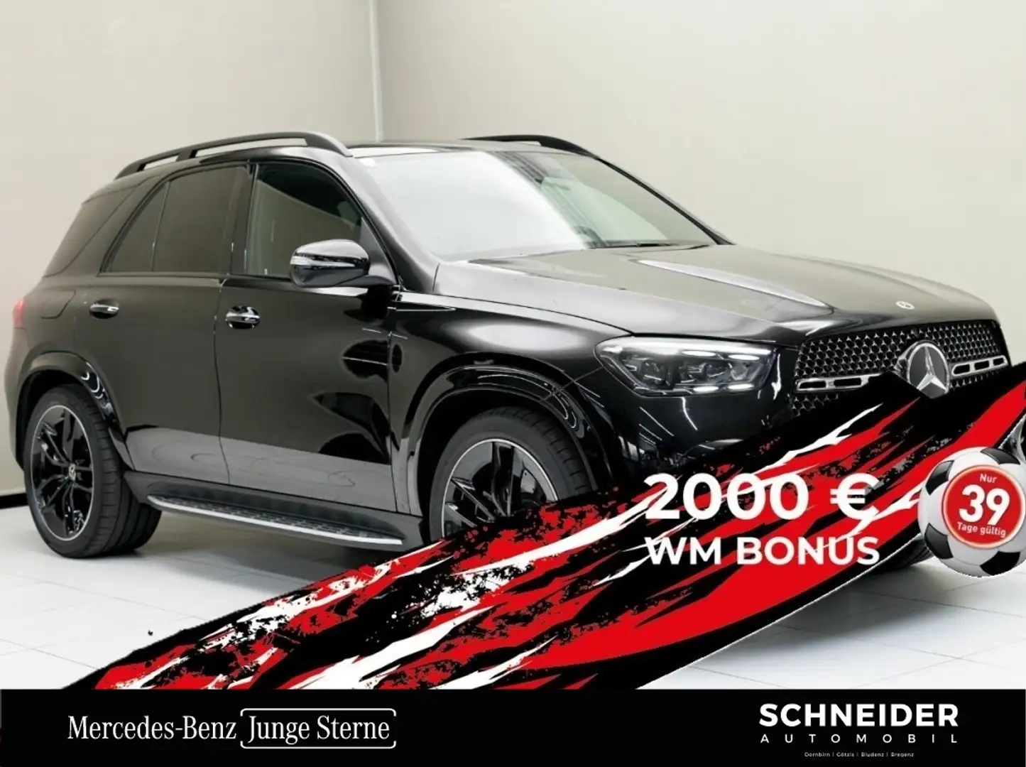 Mercedes-Benz GLE 450 d 4MATIC ACC W-Paket Sport S-Sitz Night Schwarz - 1