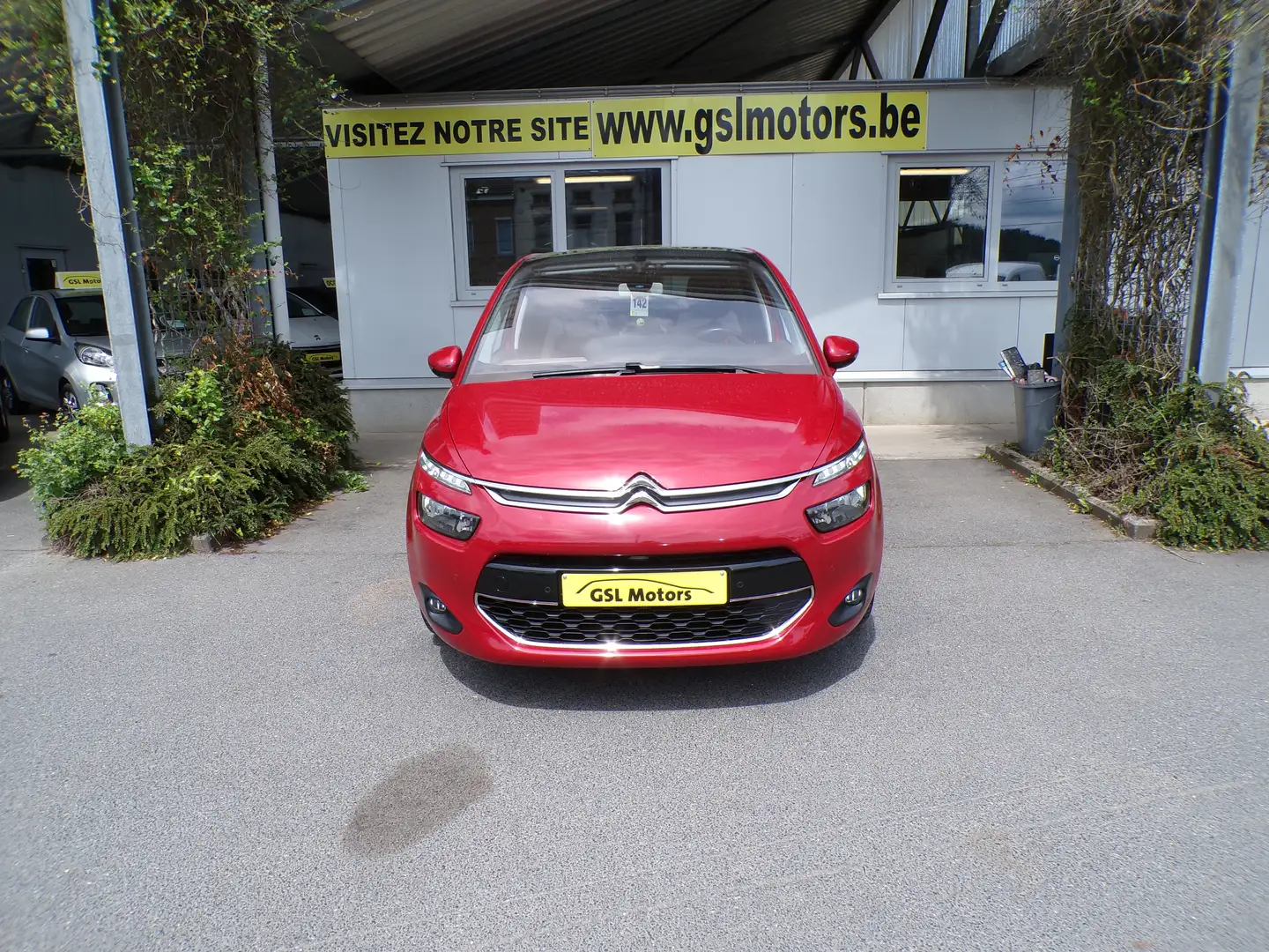 Citroen C4 Picasso 1.6 BlueHDi 116cv bordeaux09/15 Airco GPS Capteurs Rouge - 2
