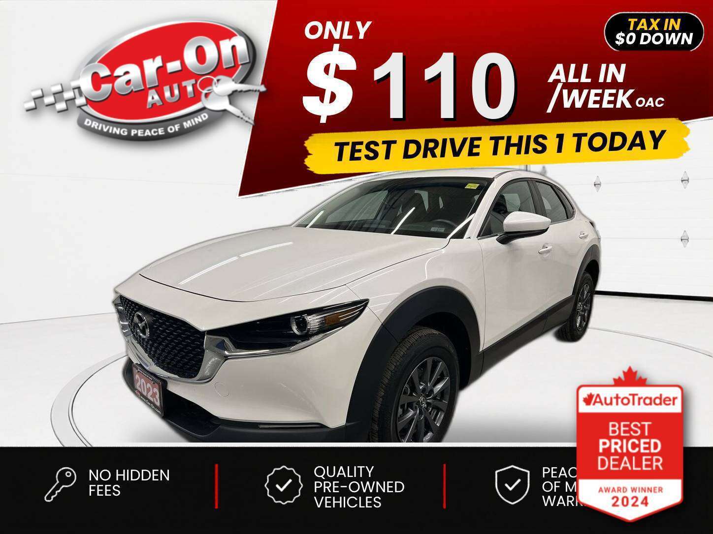 White 2023 Mazda CX-30 GX AWD SUV / Crossover Automatic