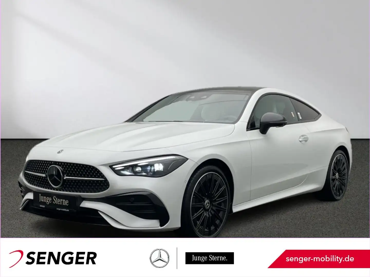 Mercedes-Benz CLE 220 d Coupé AMG Night Panorama Head-Up AHK Weiß - 1