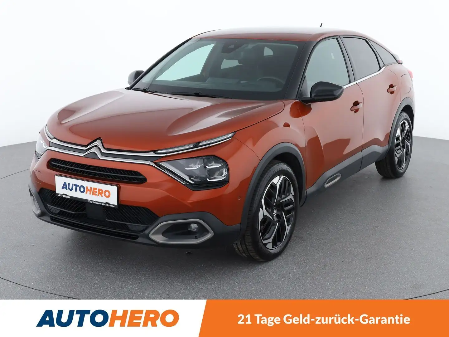 Citroen C4 1.2 PureTech Shine Aut. *HUD*CAM*SPUR*TOT*ACC*LED* Orange - 1