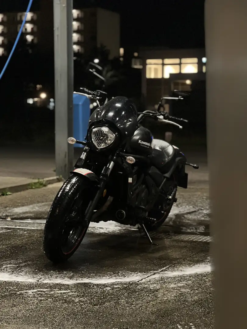 Kawasaki Vulcan S Vulcan S ABS - Zwart Wit Rood + Windscherm Zwart - 1