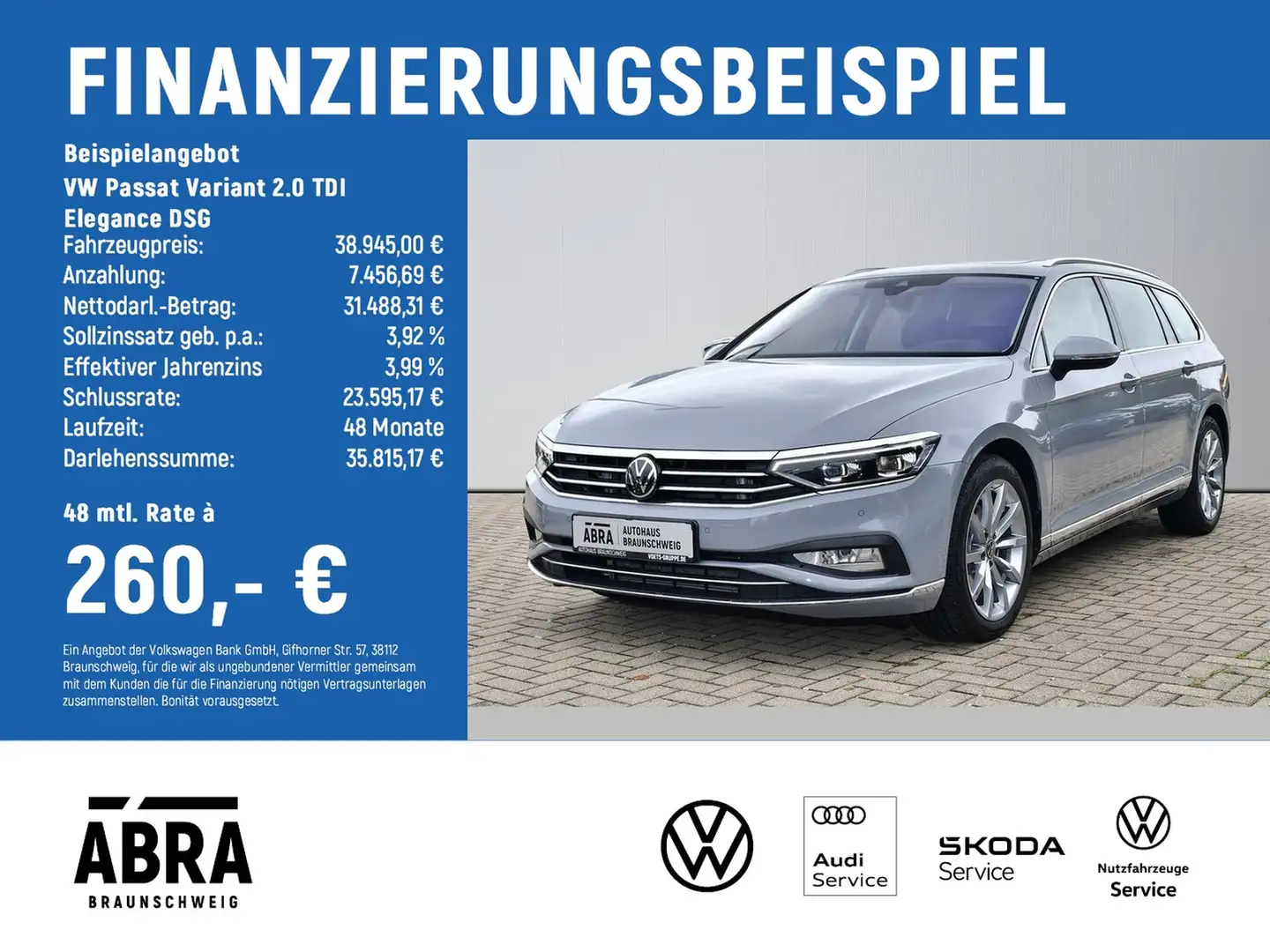 Volkswagen Passat Variant 2.0 TDI Elegance DSG PANO+AHK+LED Gris - 2