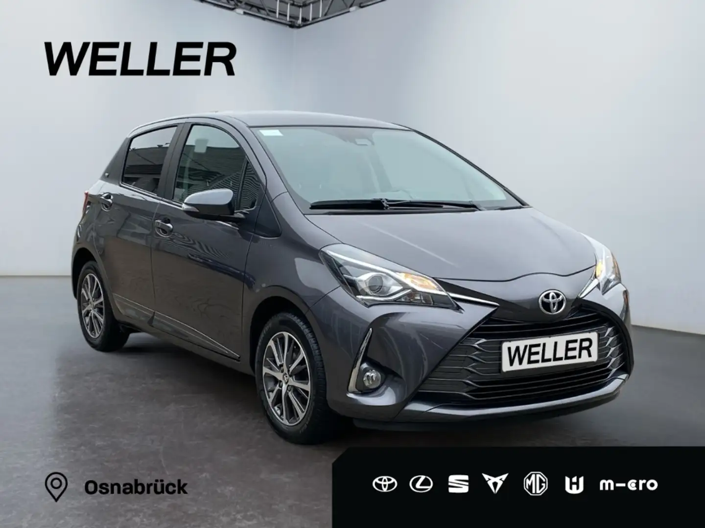 Toyota Yaris 1,5 Y20 Team D *Kamera*SHZ*Spurhalteassist* Grijs - 1