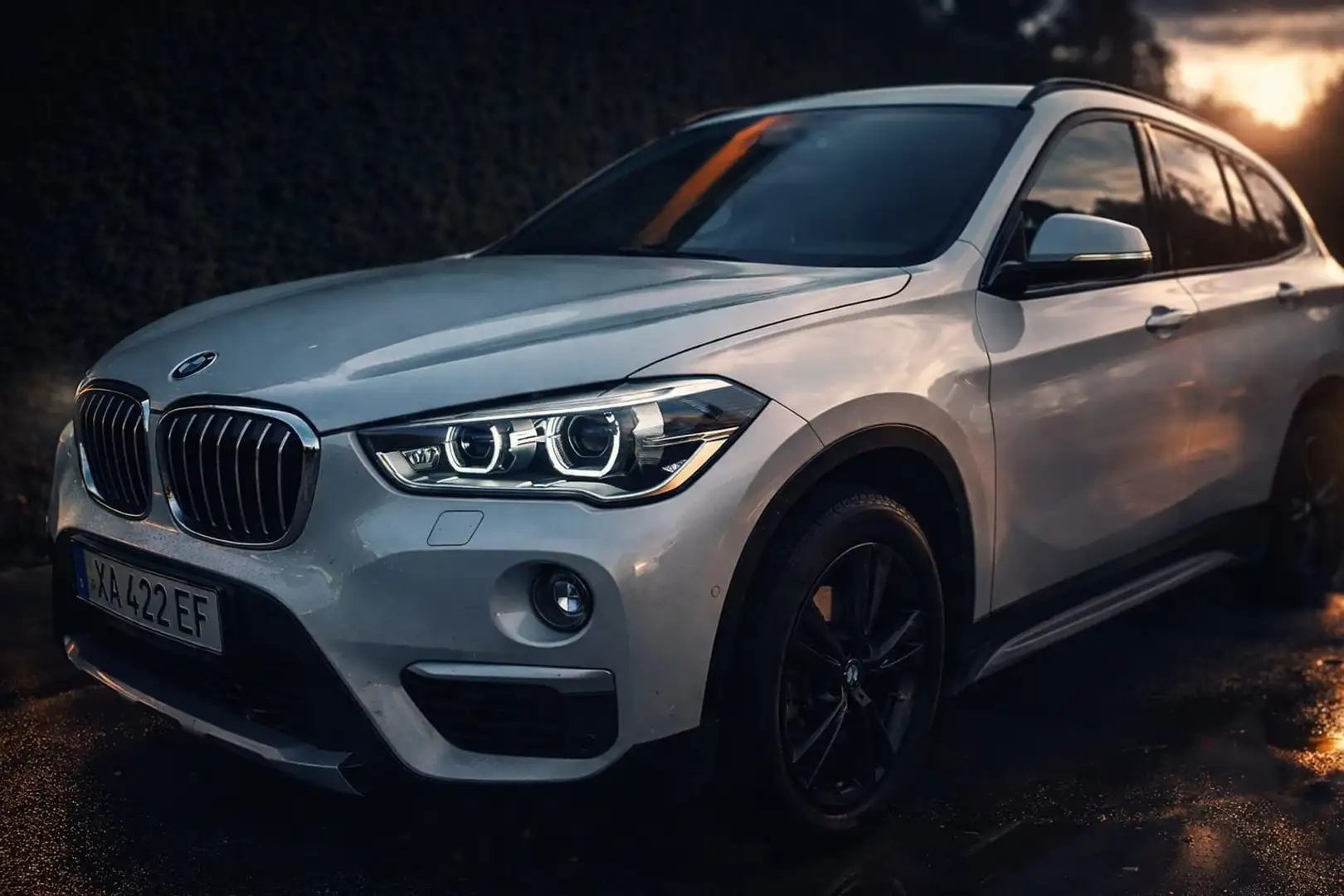BMW X1 xDrive 18 d xLine Weiß - 1