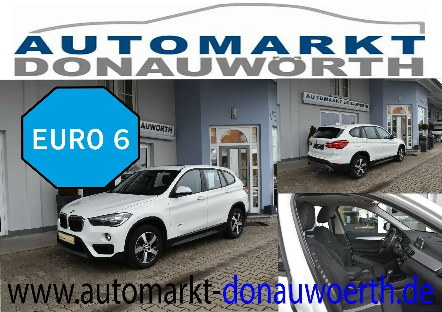 BMW X1 xDrive 25d Advantage Aut. Navi PanoDach LM Білий - 1