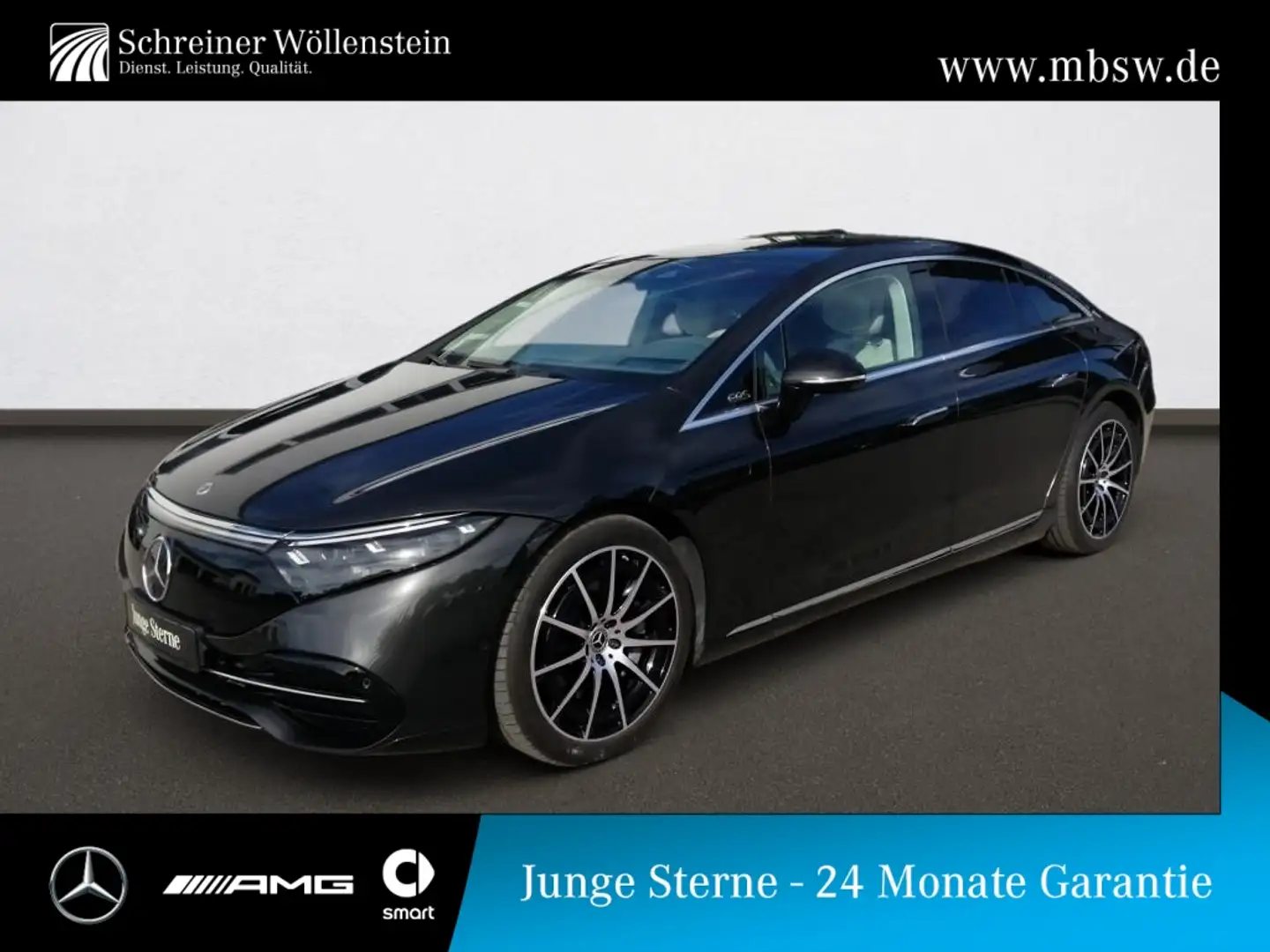 Mercedes-Benz EQS 580 4M AMG-LM*Hyper*Distr*360°*HAL*FAP*KeyGo Gris - 1