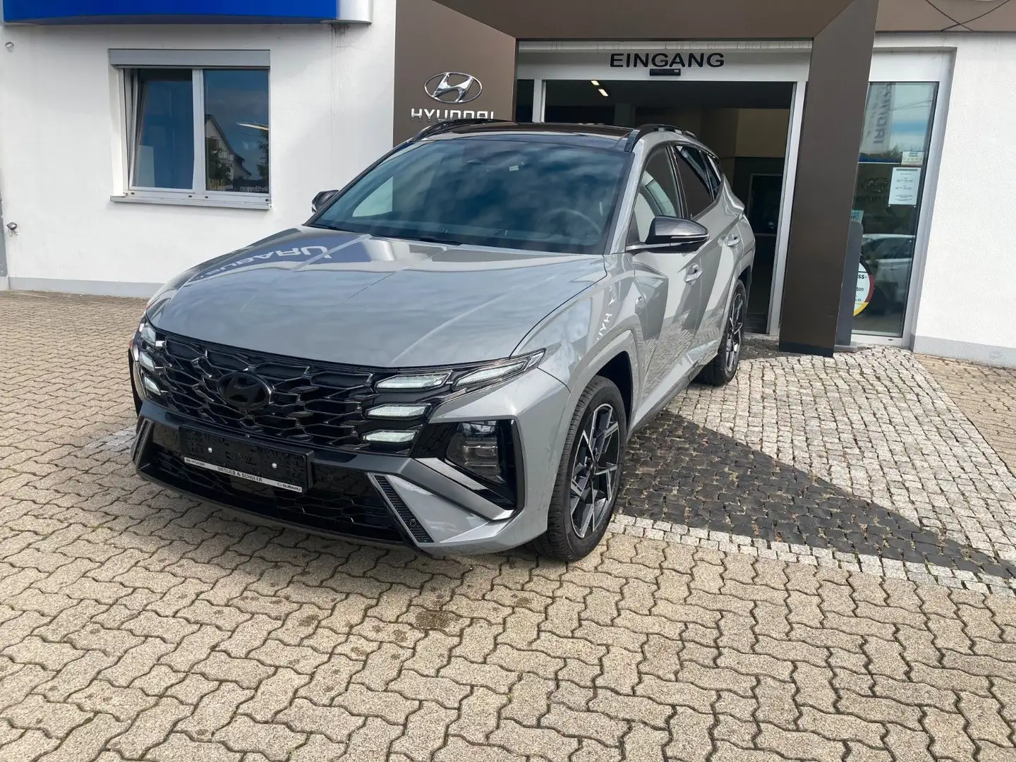 Hyundai TUCSON 1.6T-GDI Hybrid N-Line Assistenz+Sitz+ECS Grau - 2