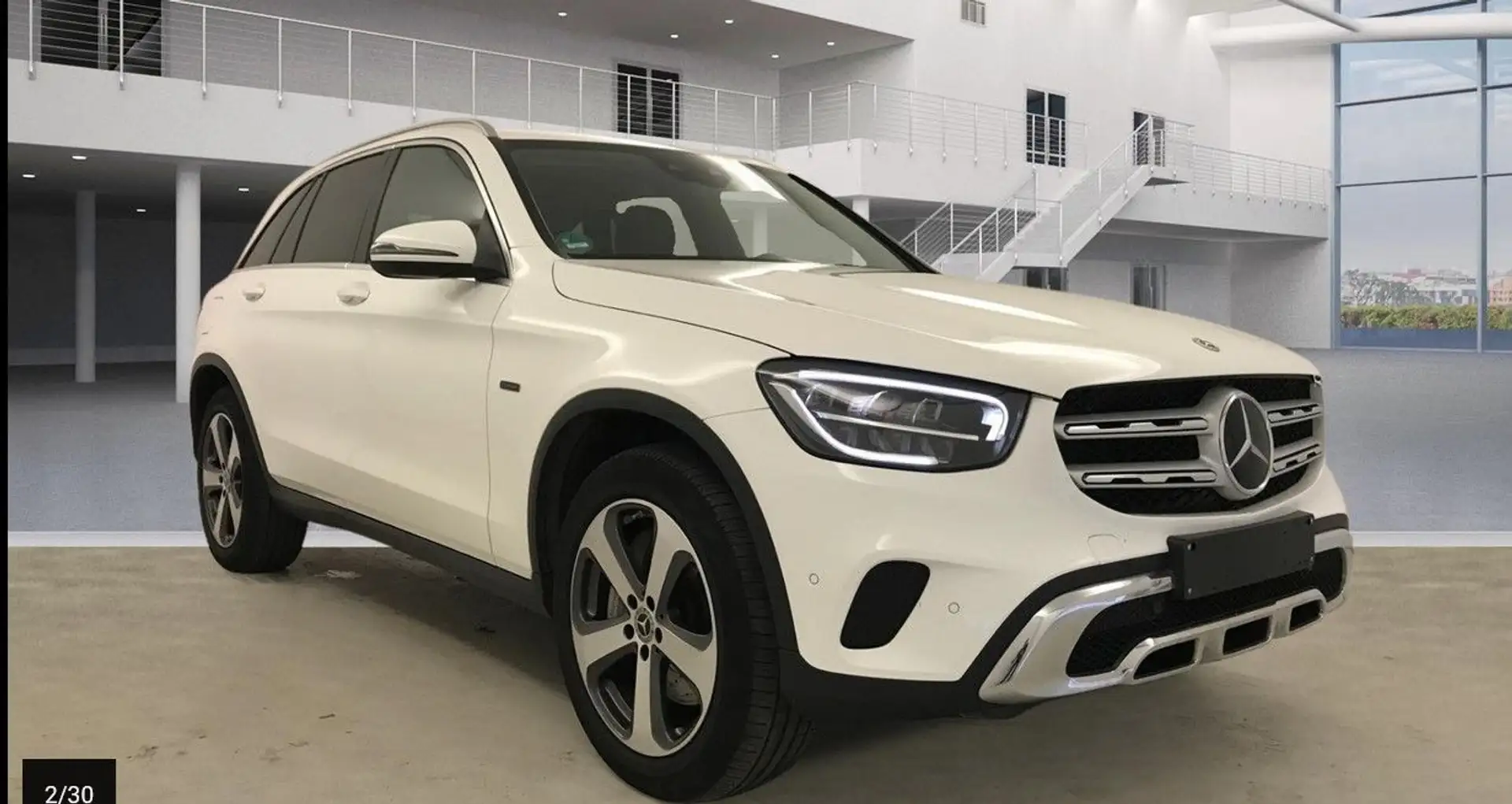 Mercedes-Benz GLC 300 de Virtual*19*HUD*Distro*AHK*Kamera*LED* White - 1