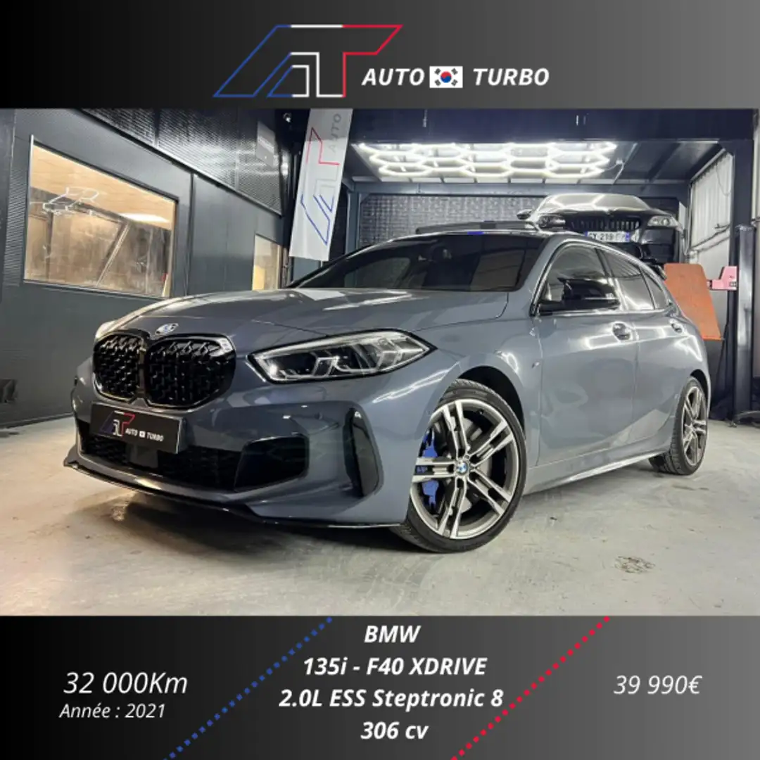 BMW 135 (F40) 135I M XDRIVE 306CH Gris - 1