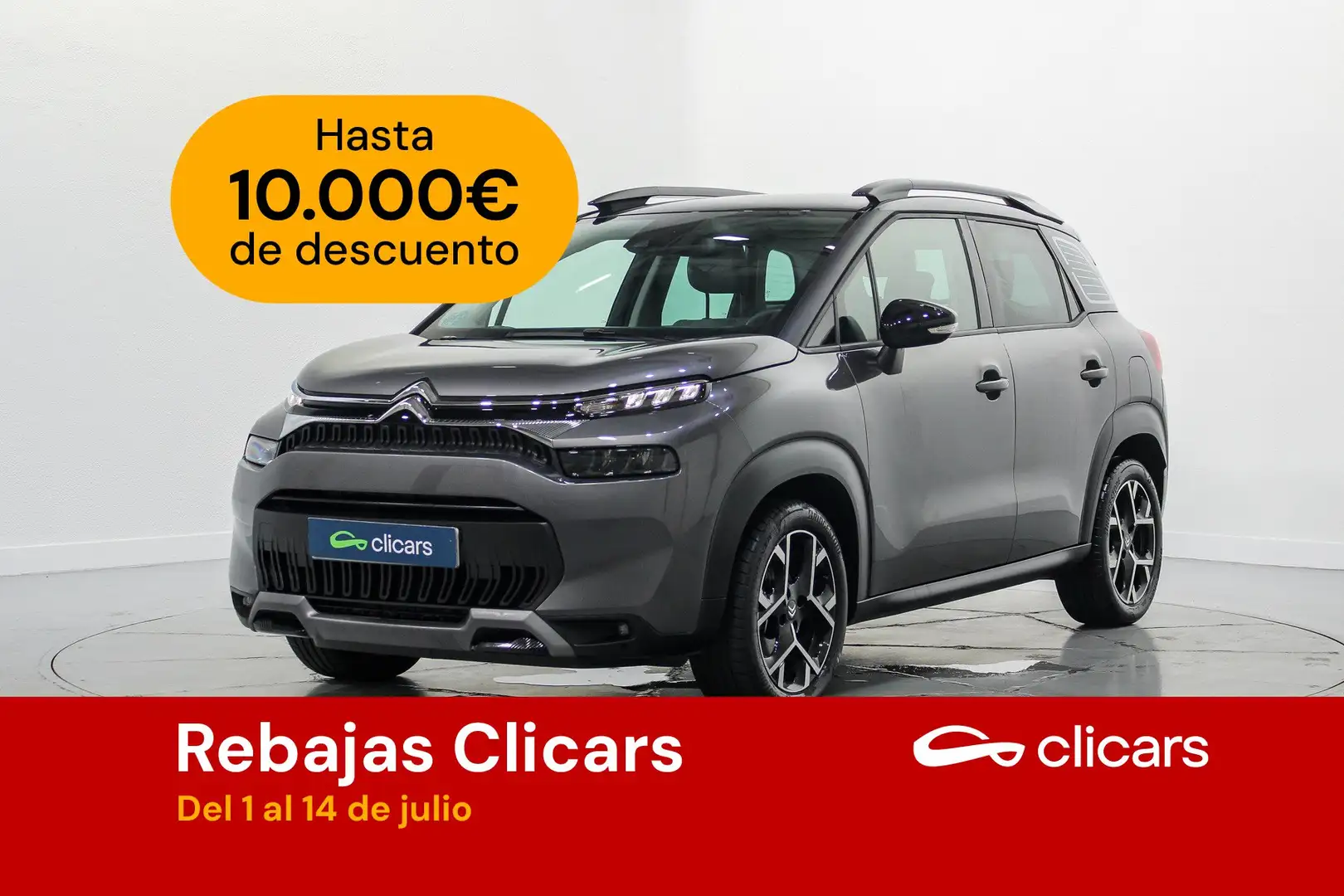 Citroen C3 Aircross Puretech S&S Shine Pack EAT6 130 Gris - 1