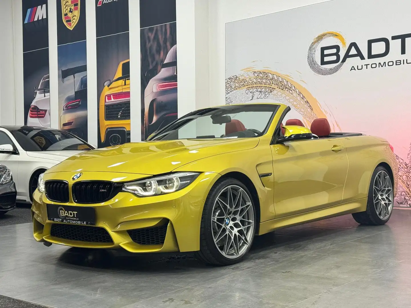BMW M4 Competition Cabrio Deutsch Scheckheft BMW Žlutá - 2