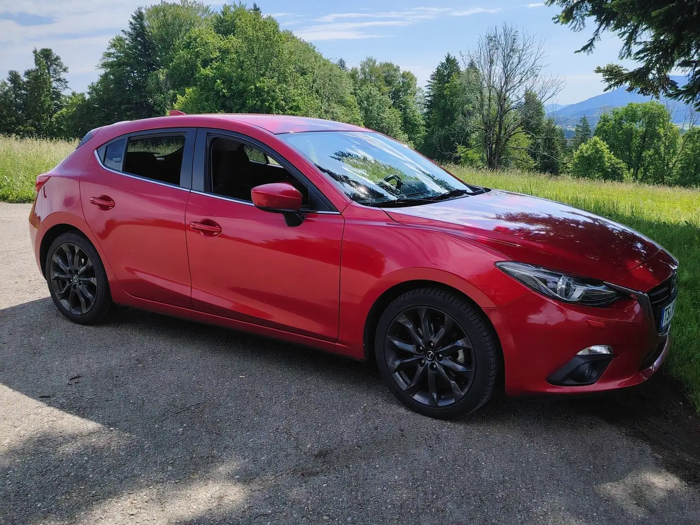 Mazda 3 3 SKYACTIV-D 150 NAKAMA Czerwony - 1