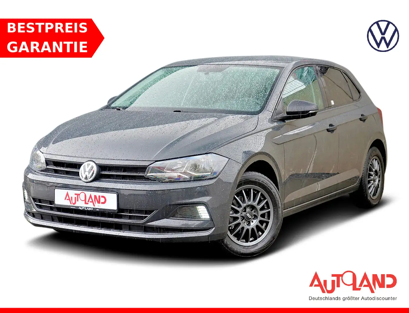 Volkswagen Polo 1.0 Trendline Klima Navi Sitzheizung PDC Grau - 1