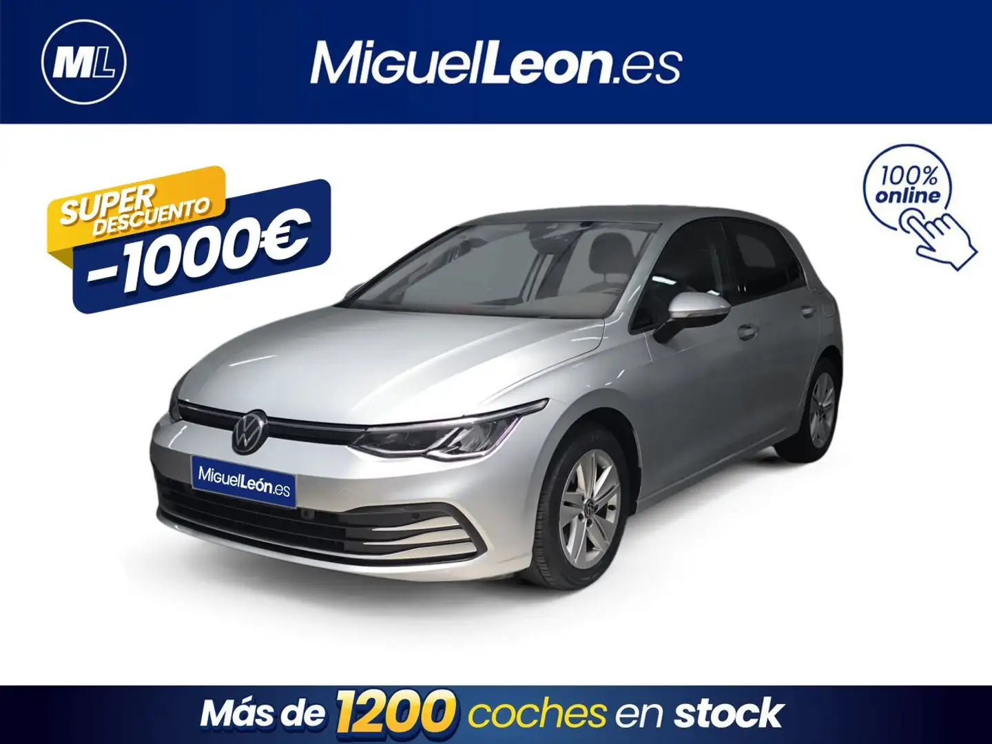 Volkswagen Golf 1.0 TSI Advance 81kW Gris - 1