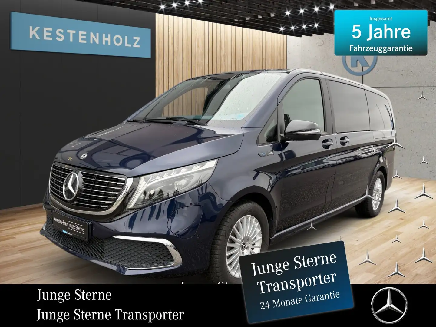 Mercedes-Benz EQV 300 EQV 300 Lang *AMG*SHZ*KAMERA*NAVI*LED* Bleu - 1