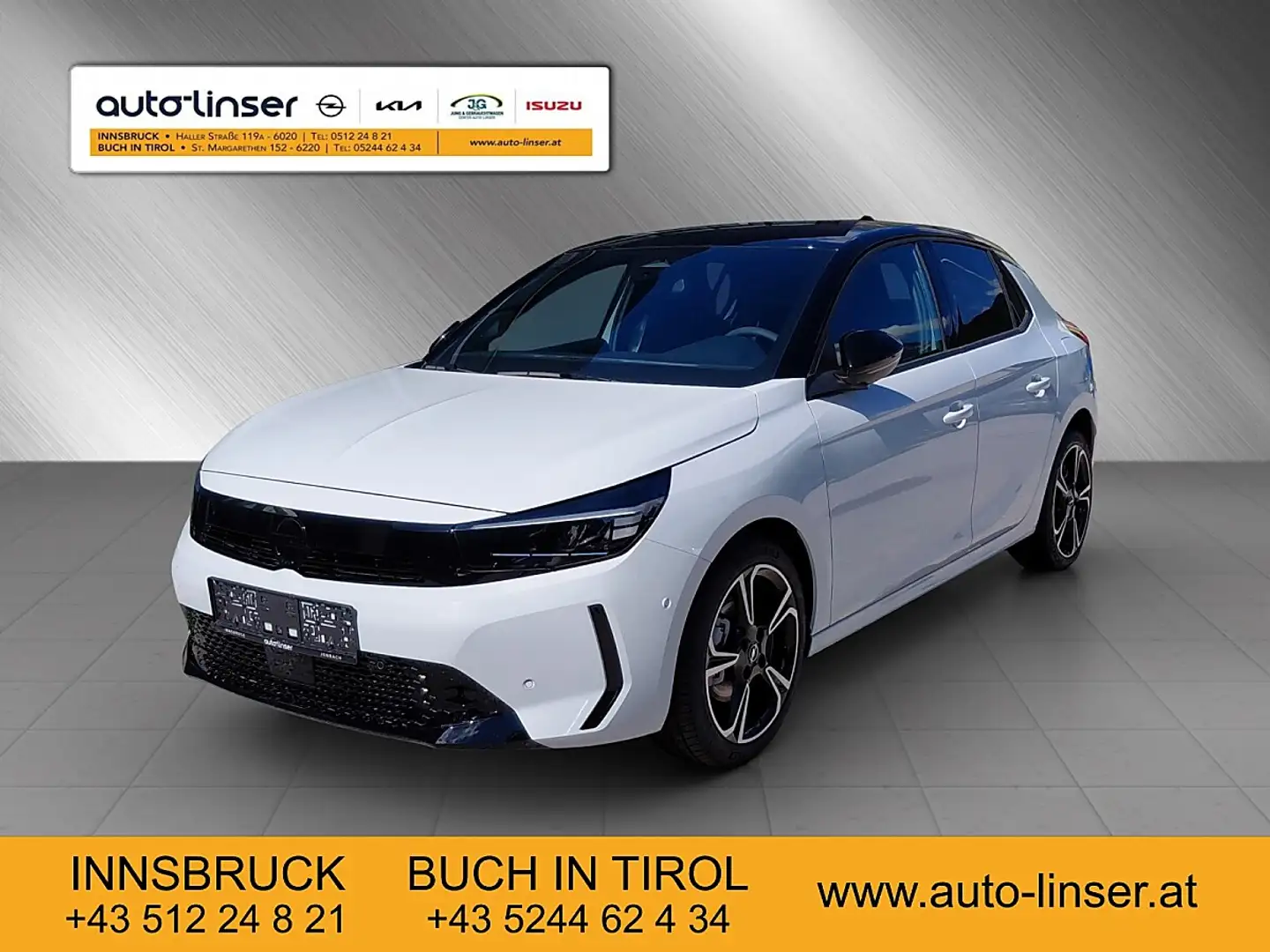 Opel Corsa 1,2 Direct Injection Turbo Euro 6.4 GS Weiß - 1