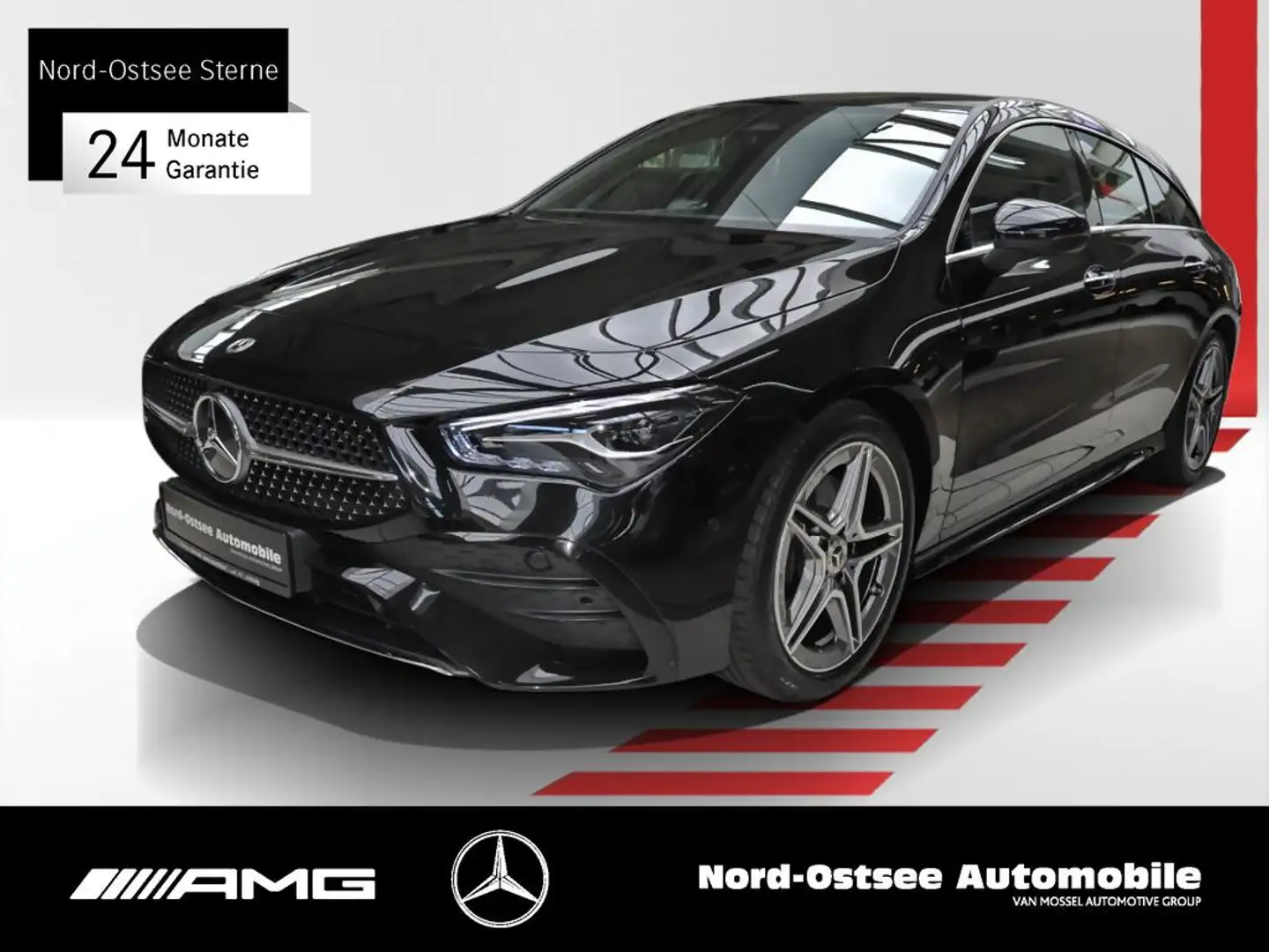 Mercedes-Benz CLA 200 SB AMG ADV+ KEYLESS LED KAMERA SHZ MBUX Noir - 1
