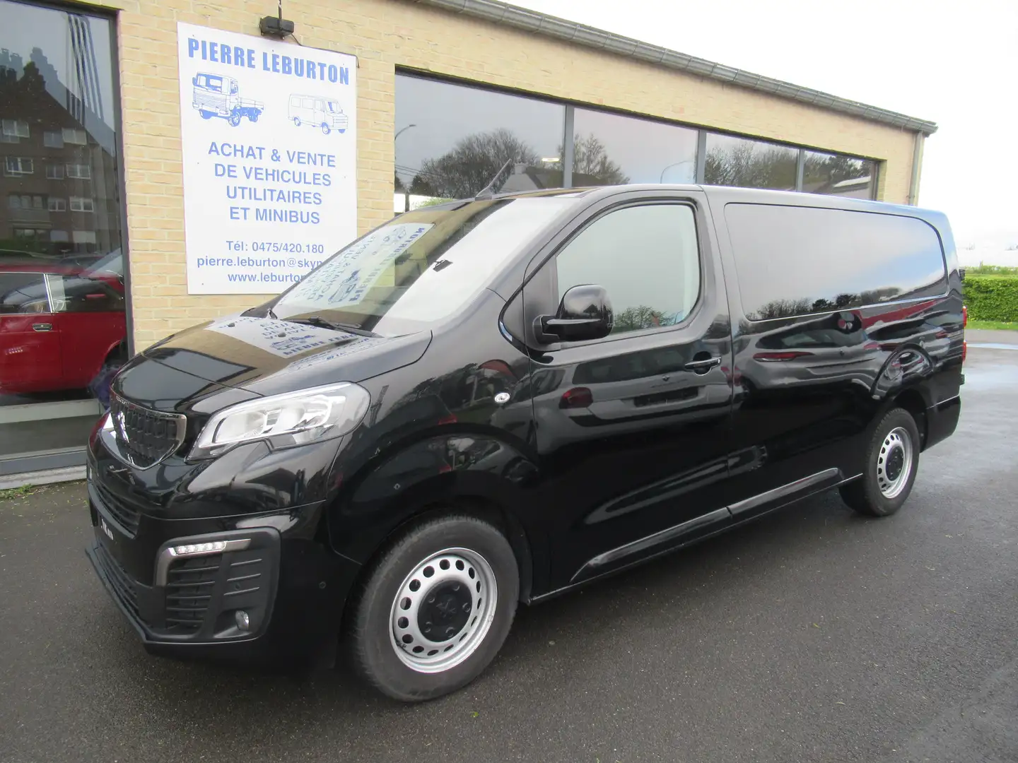 Peugeot Expert L3 dble cab 6PL177cv 21450€+TVA/BTW Zwart - 1