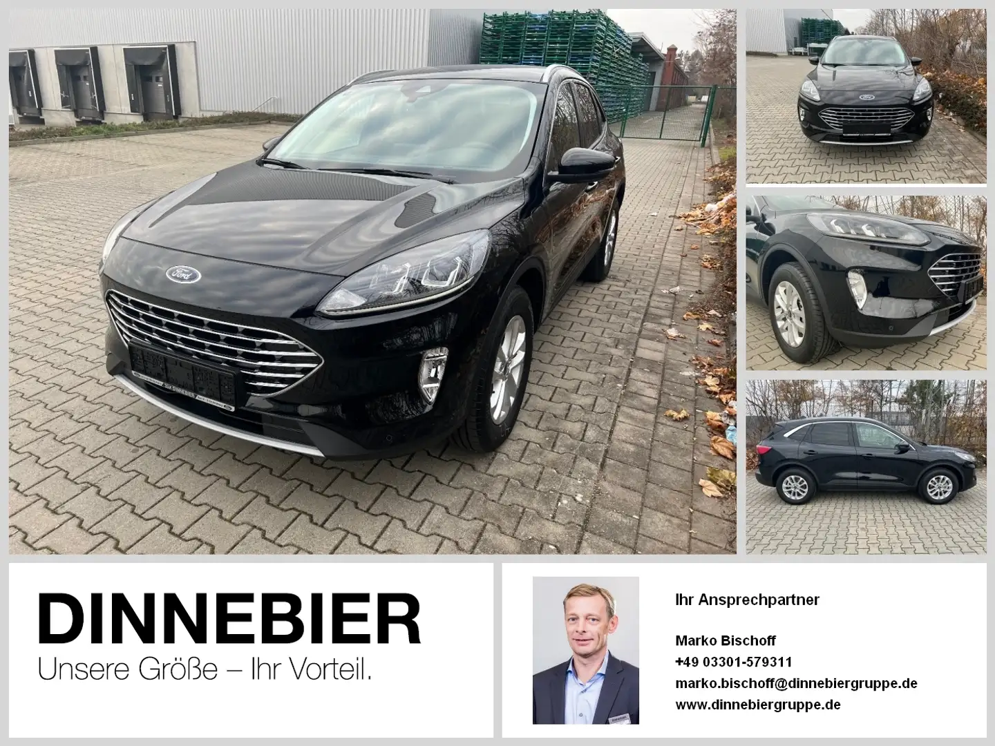 Ford Kuga TITANIUM Allwetter+Navi+Kamera+Winterpaket Noir - 1