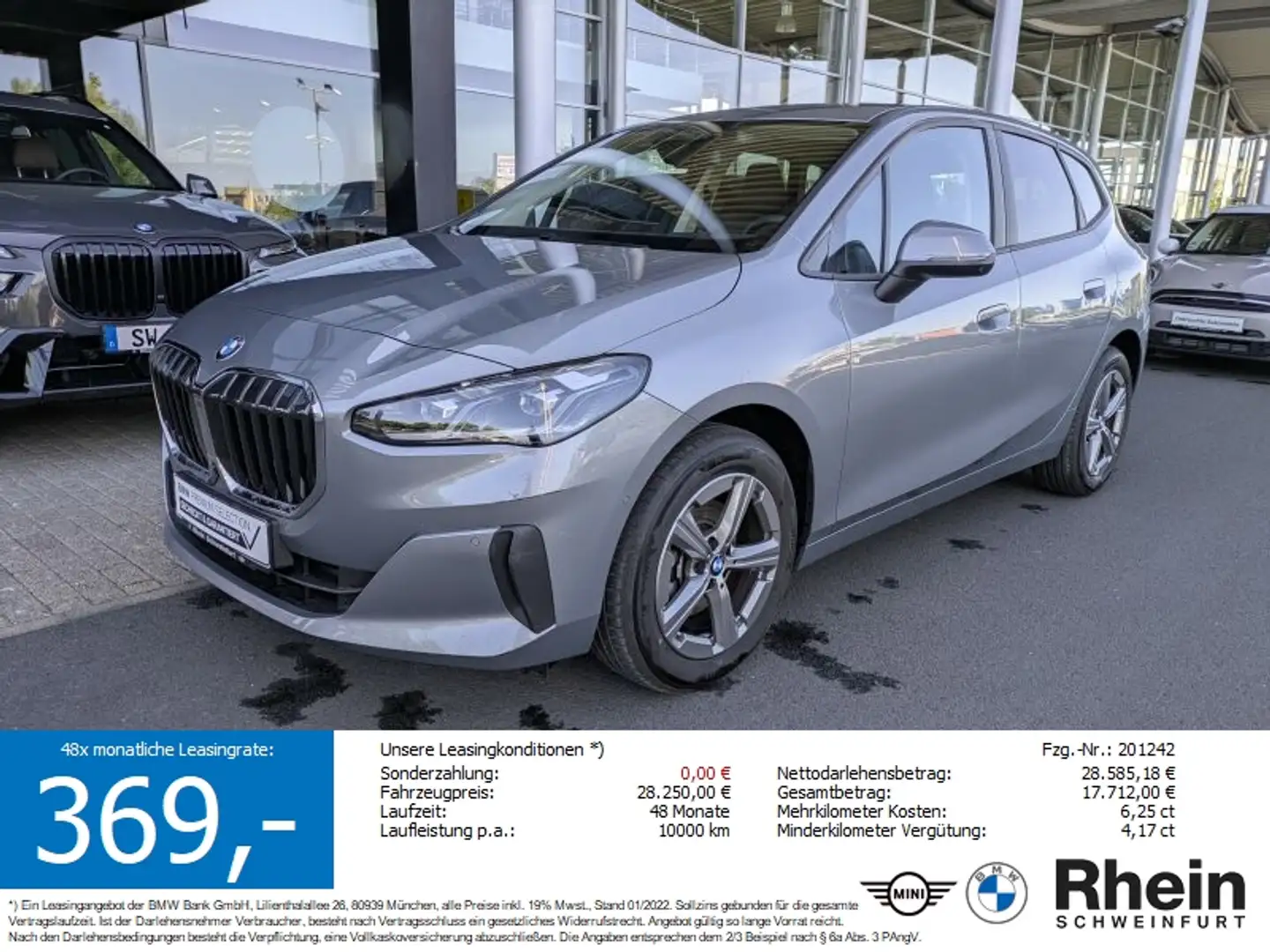 BMW 216 i Active Tourer Navi. Headup. Sportsitze Gris - 1