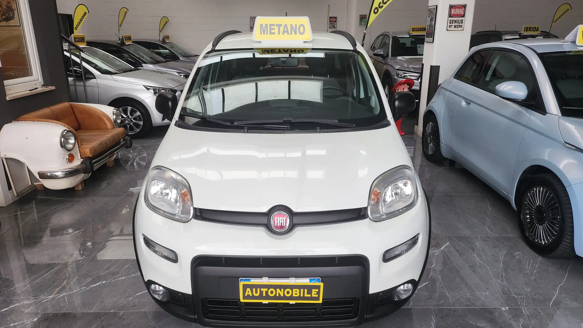 Fiat Panda Panda Cross 0.9 t.air t. natural TargaGE849ZJ Blanc - 1