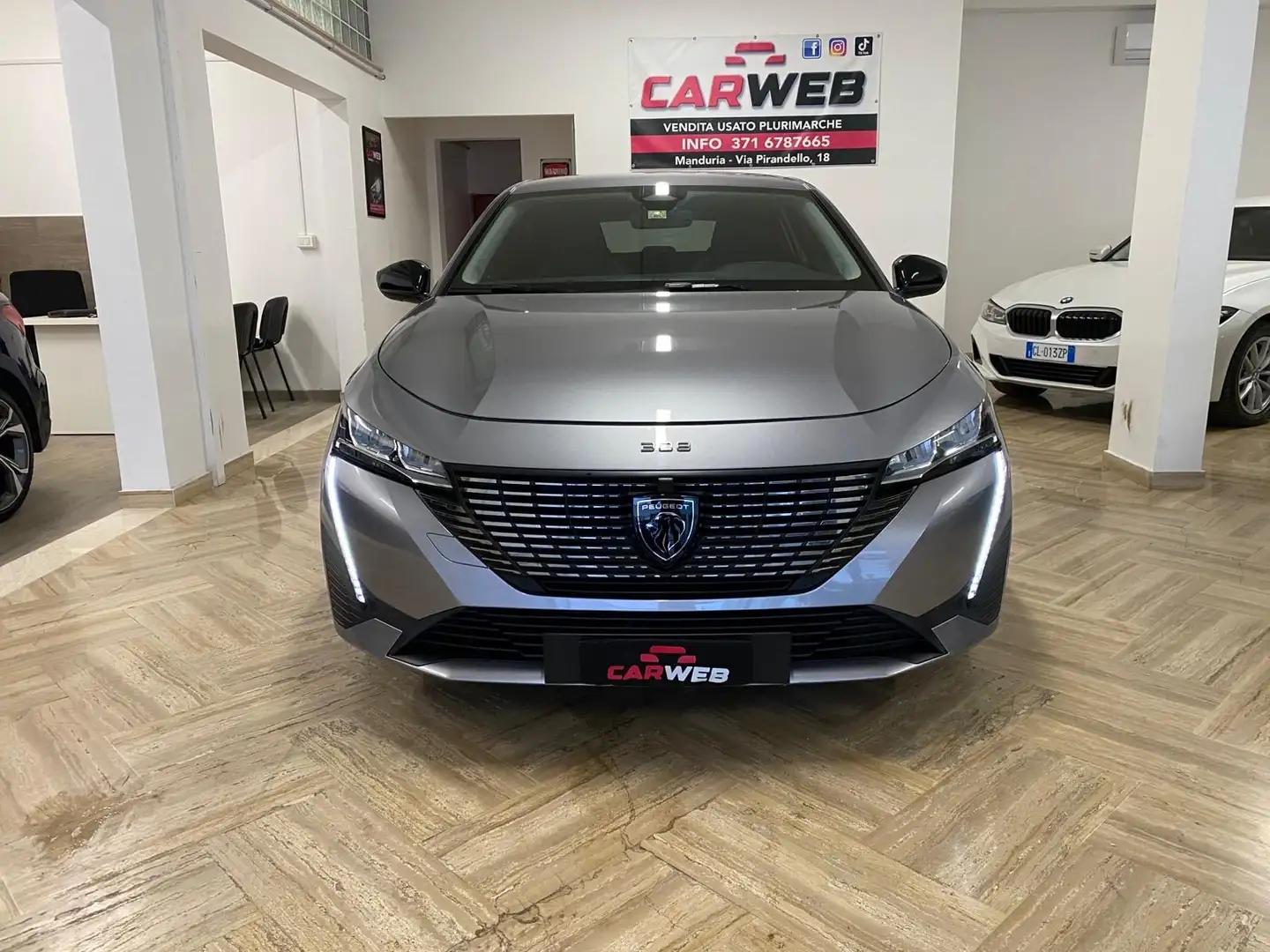 Peugeot 308 308 III 2021 1.5 bluehdi Allure s Gris - 2