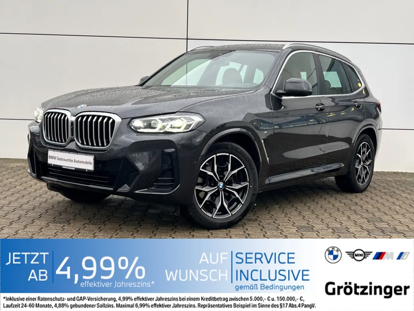 BMW X3 xDrive20d M Sportpaket 360*+Driv-Ass.+Ad-LED+ Grigio - 1