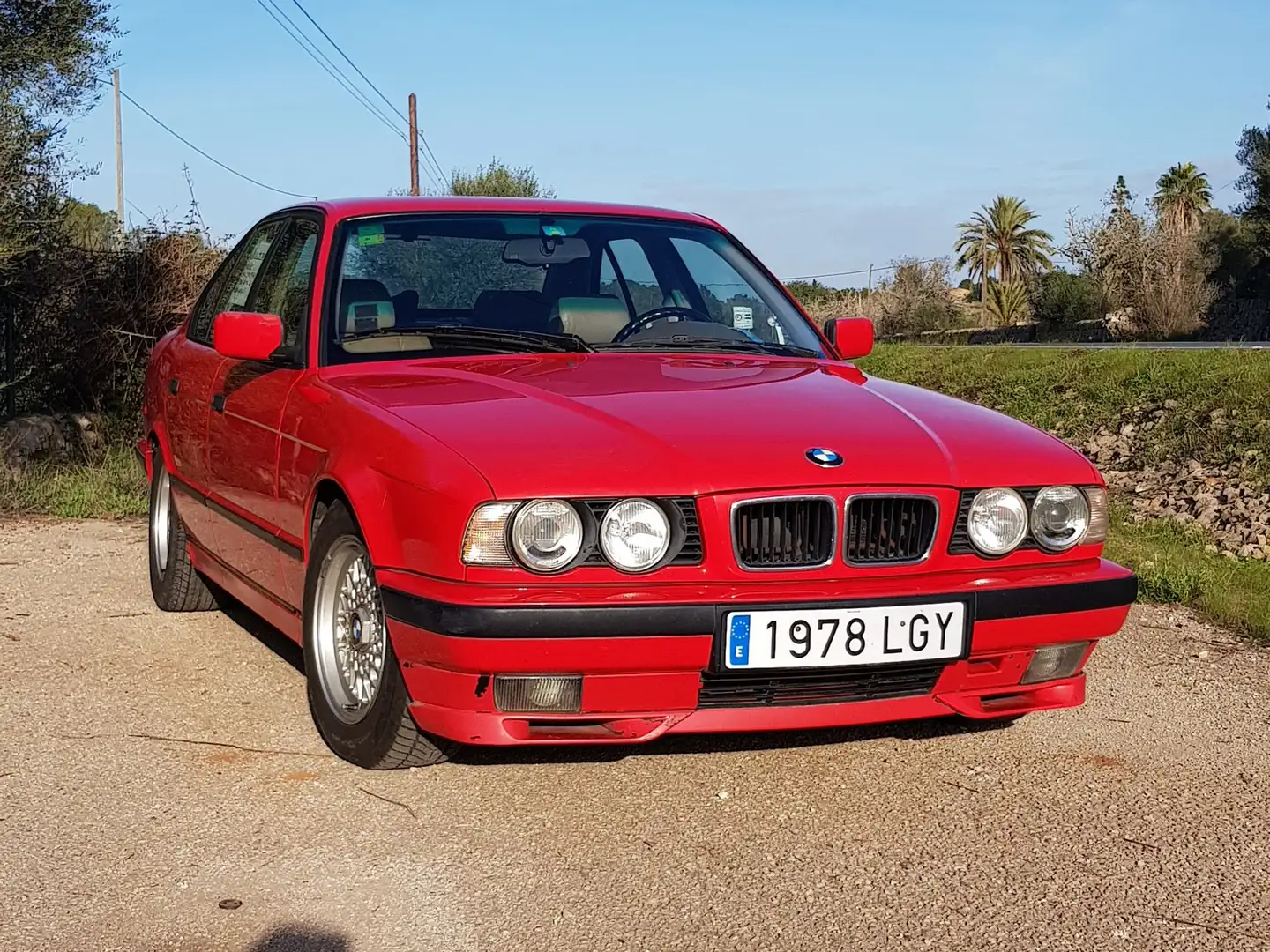 BMW 540 540i Piros - 1