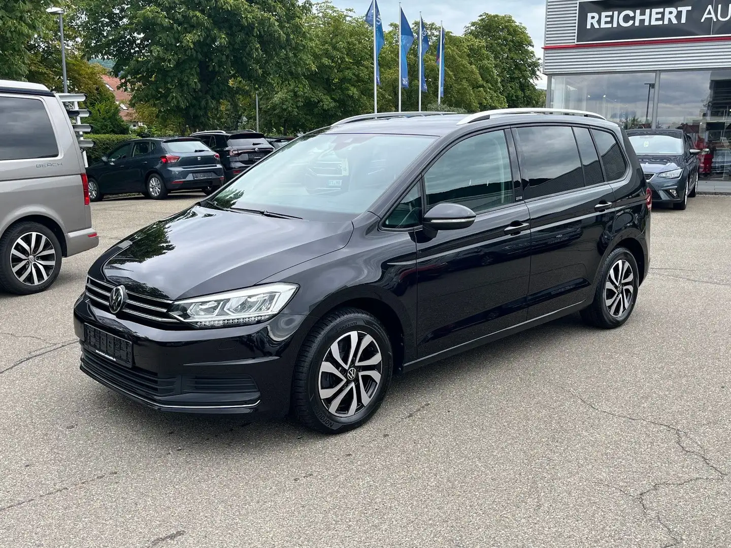 Volkswagen Touran Active 150PS TDI DSG #LED #ACC # 7-Sitzer Schwarz - 1
