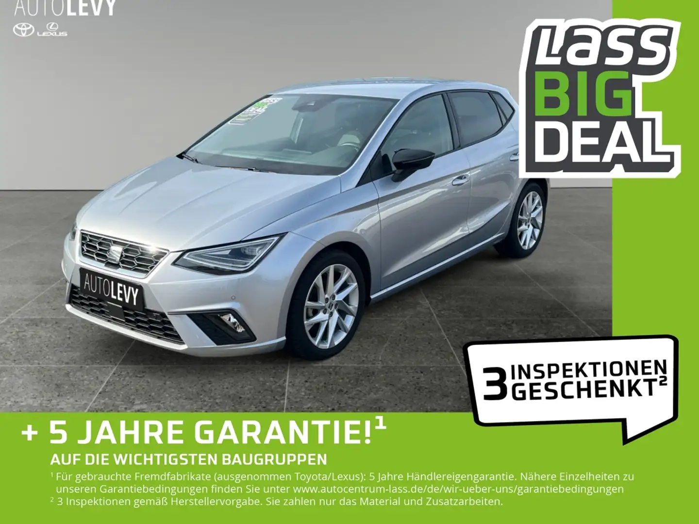 SEAT Ibiza 1.5 TSI  Navi, EPH LED, Nebel, Kamera Zilver - 1