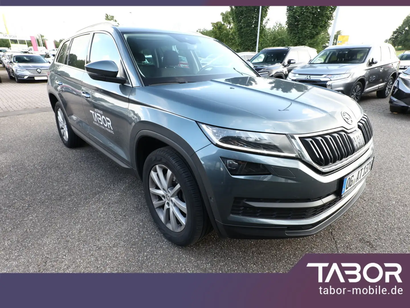 Skoda Kodiaq TDI 190 DSG Style 4x4 AHK 7S Nav DCC ACC Gris - 2