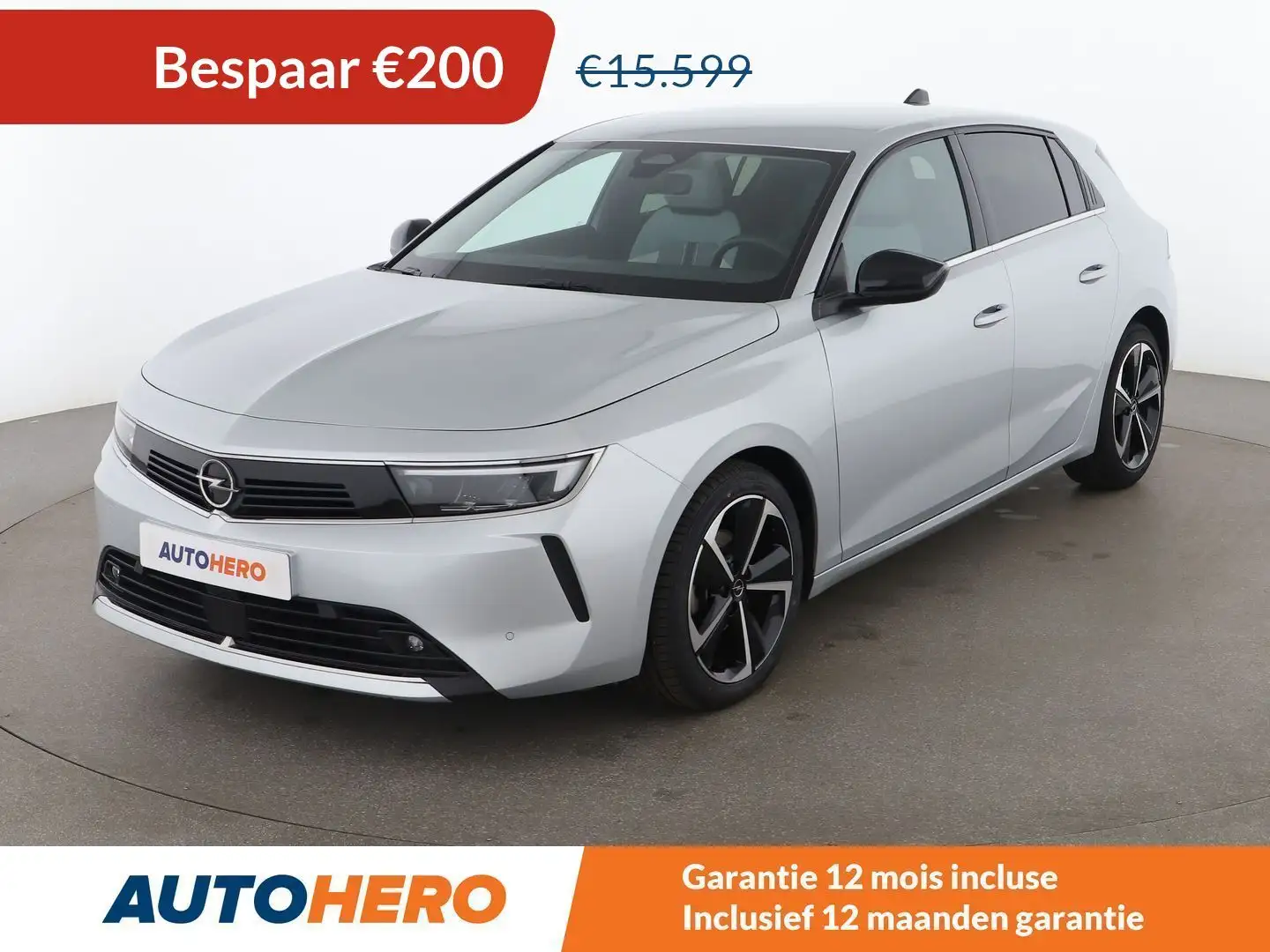 Opel Astra 1.2 Turbo Elegance Silver - 1