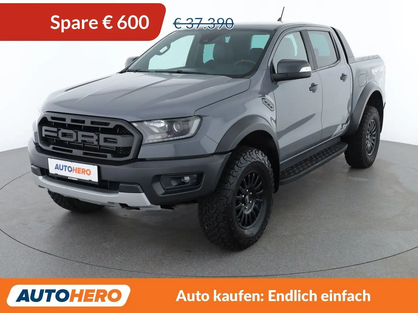 Ford Ranger 2.0 TDCi Doppelkabine 4x4 Raptor Grau - 1