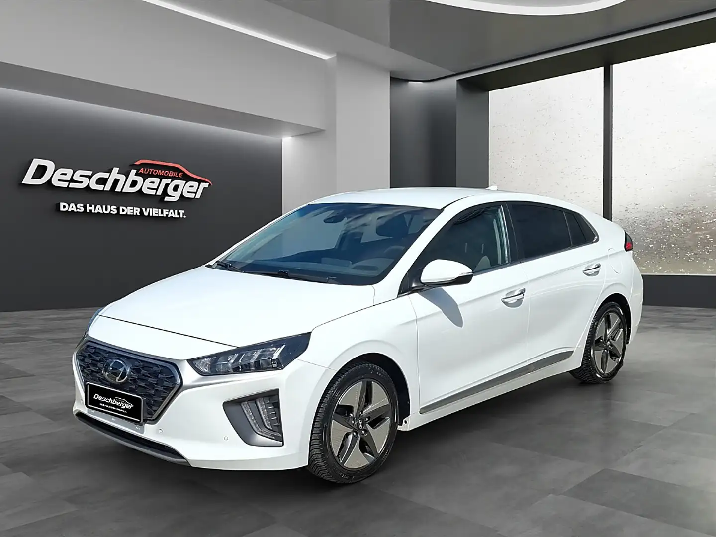 Hyundai IONIQ Ioniq 1,6 GDi Hybrid Level 5 DCT Aut. Weiß - 1