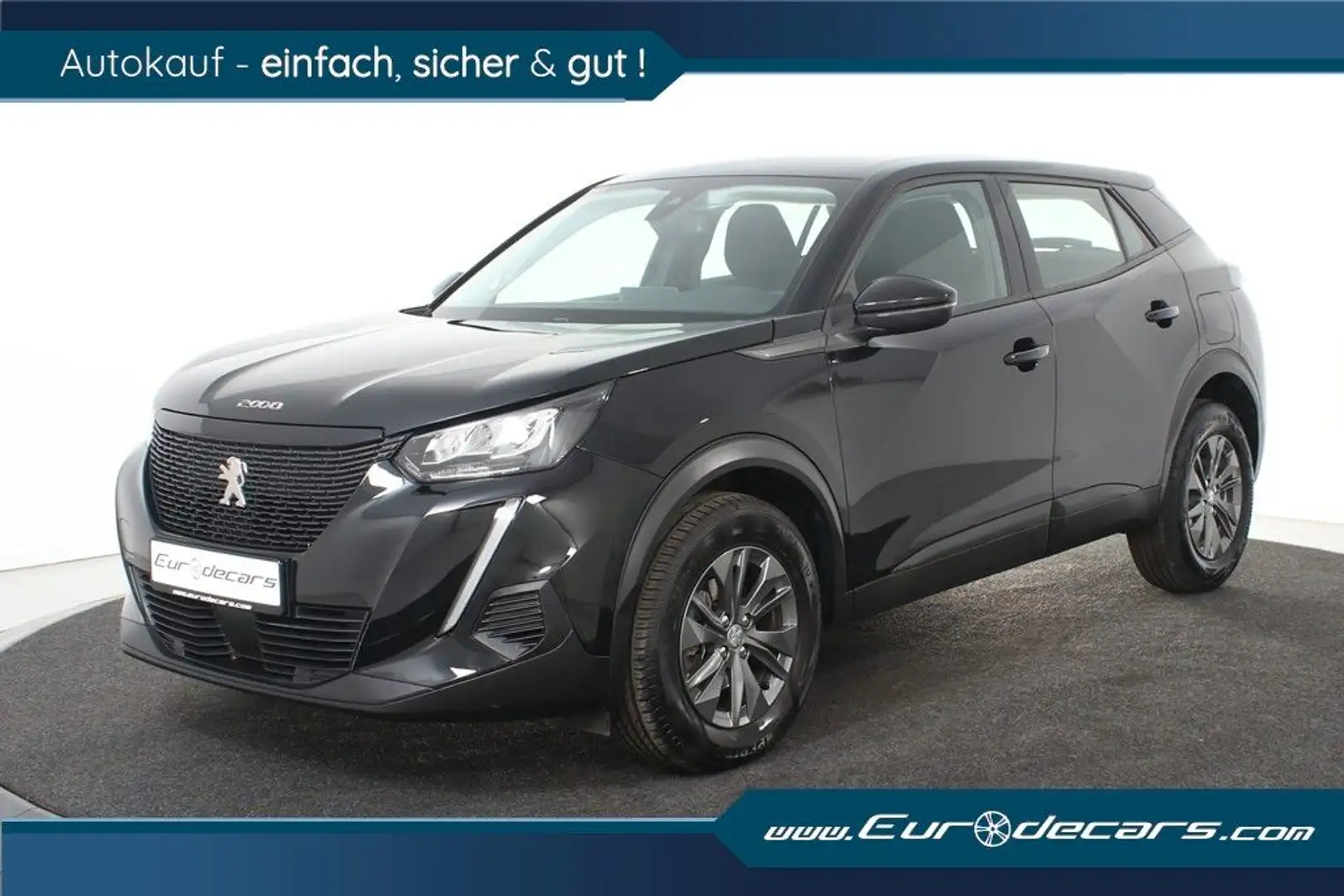 Peugeot 2008 Active *1.Hand*Navi*Park ass.*Carplay* Schwarz - 1
