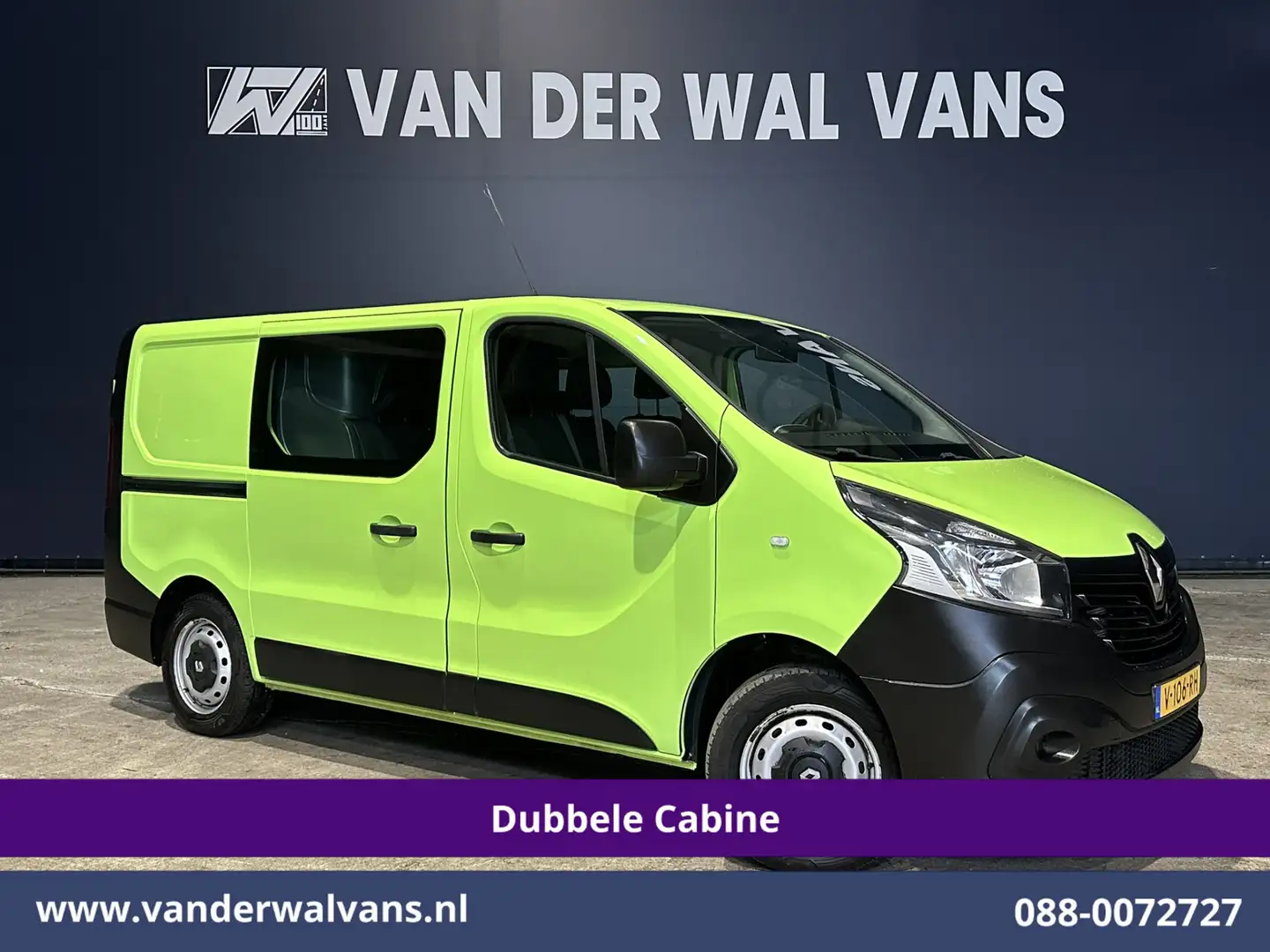 Renault Trafic 1.6 dCi 122pk inrichting L1H1 Dubbele cabine Euro6 Groen - 1